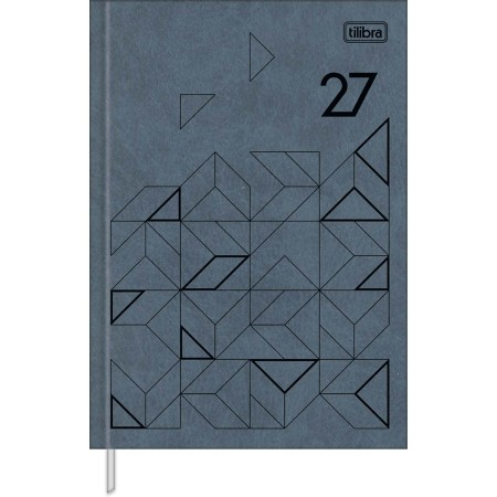 Foto ilustrativa Agenda Executiva Costurada Diária 14,5 x 20,5 cm Prátika Cores 2027