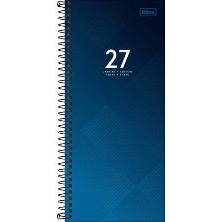 Foto ilustrativa Agenda Executiva Espiral Diária 11,9 x 27,5 cm Comercial Ideale 2027