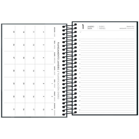 Foto ilustrativa Agenda Executiva Espiral Diária 12,9 x 18,7 cm Spot 2027