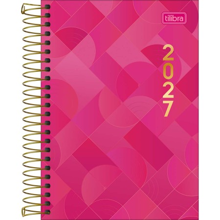 Foto ilustrativa Agenda Executiva Espiral Diária 129 x 187 cm Spot Feminina 2027