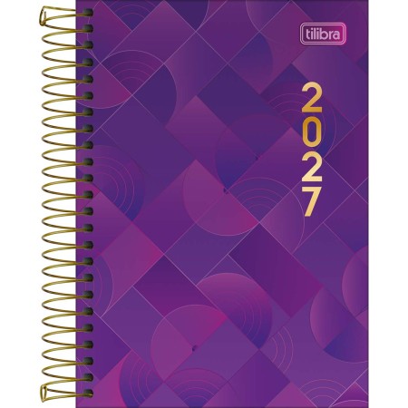 Foto ilustrativa Agenda Executiva Espiral Diária 129 x 187 cm Spot Feminina 2027