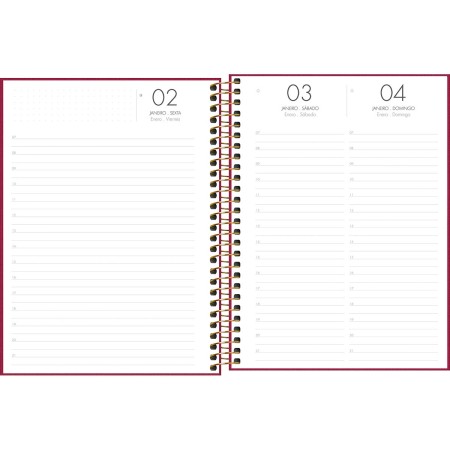 Foto ilustrativa Agenda Executiva Espiral Diária 17,7 x 24 cm Lume 2026
