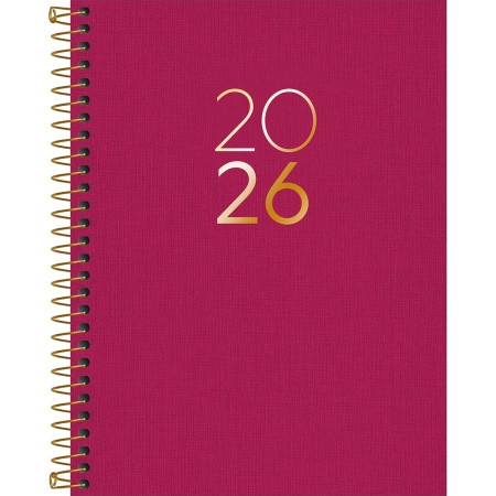 Foto ilustrativa Agenda Executiva Espiral Diária 17,7 x 24 cm Lume 2026