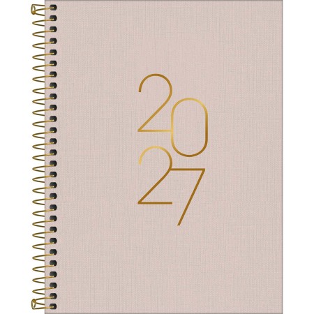 Foto ilustrativa Agenda Executiva Espiral Diária 17,7 x 24 cm Lume 2027