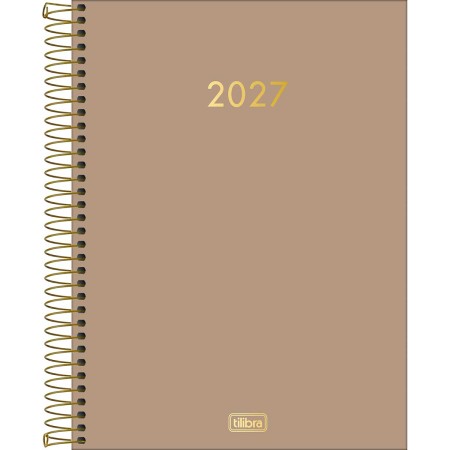 Foto ilustrativa Agenda Executiva Espiral Diária 20 x 27,5 cm Napoli Cores 2027