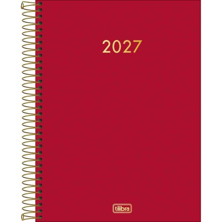 Foto ilustrativa Agenda Executiva Espiral Diária 20 x 27,5 cm Napoli Cores 2027