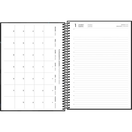 Foto ilustrativa Agenda Executiva Espiral Diária 20 x 27,5 cm Spot 2026