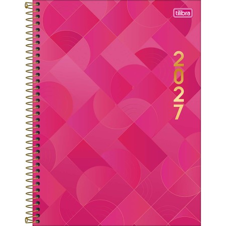 Foto ilustrativa Agenda Executiva Espiral Diária 20 x 27,5 cm Spot Feminina 2027