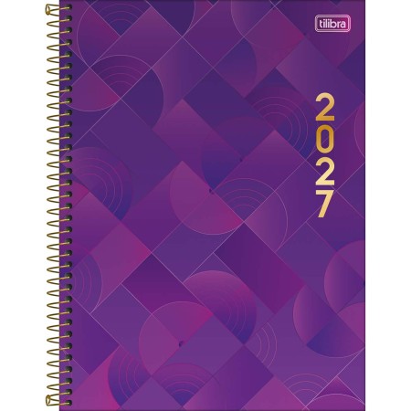 Foto ilustrativa Agenda Executiva Espiral Diária 20 x 27,5 cm Spot Feminina 2027