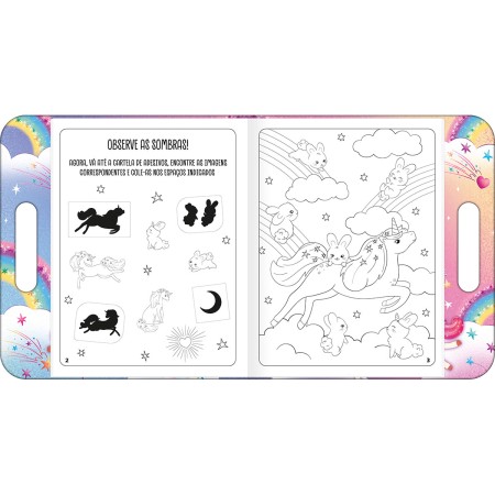 Foto ilustrativa Álbum Atividades Maleta Blink 8 Folhas