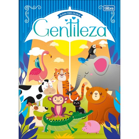 Foto ilustrativa Álbum Colorir Gentileza Aprender, Brincar e Colorir 8 Folhas