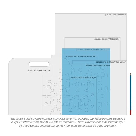 Foto ilustrativa Álbum de Atividades com Adesivos Caras e Bocas Pets 8 Folhas