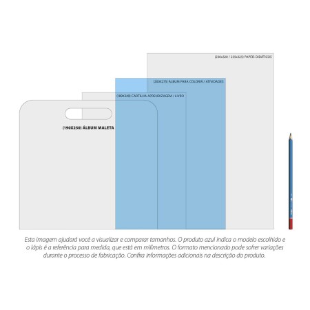 Foto ilustrativa Álbum de Atividades com Adesivos Cenário Mágico Animais 8 Folhas