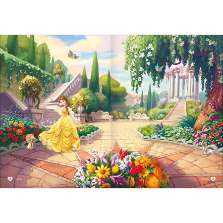 Foto ilustrativa Álbum de Atividades com Adesivos Cenário Mágico Princesas