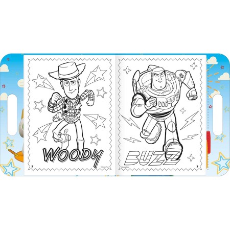 Foto ilustrativa Álbum de colorir Maleta Toy Story 8 Folhas