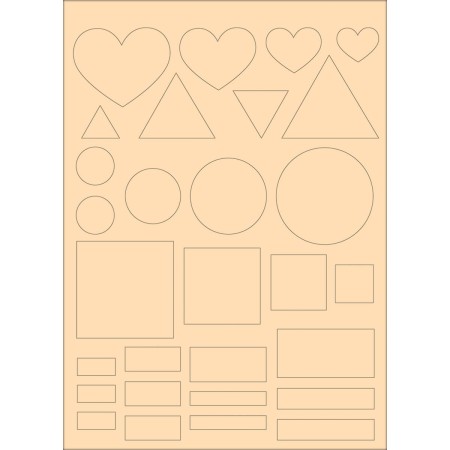 Foto ilustrativa Álbum Folhas Soltas Multiformas 24 Folhas