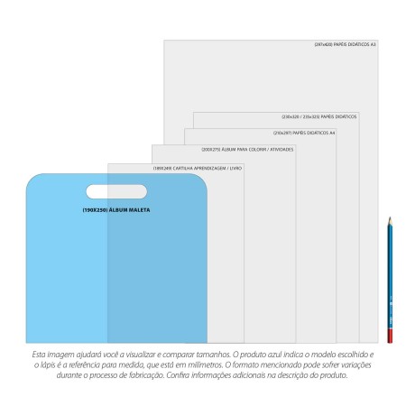 Foto ilustrativa Álbum para Colorir Maleta Capyclub 8 Folhas