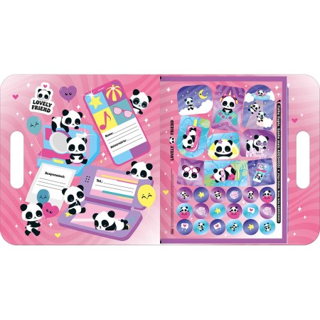 Foto ilustrativa Álbum para Colorir Maleta Lovely Friend 8 Folhas