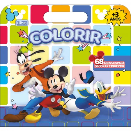 Disney Colorindo com Adesivos Mickey Mouse