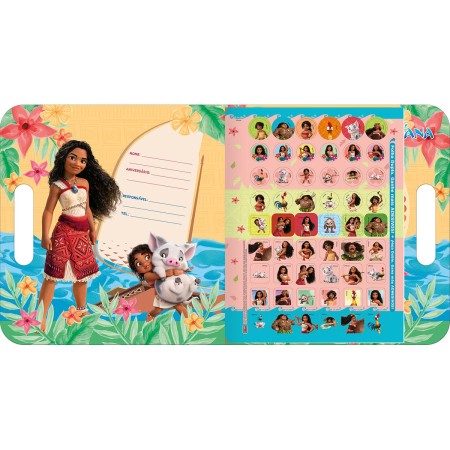 Foto ilustrativa Álbum para Colorir Maleta Moana 8 Folhas