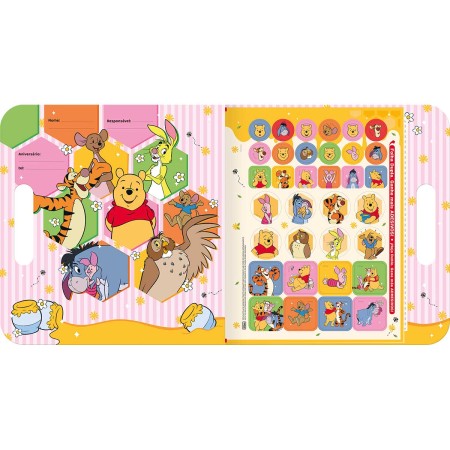 Foto ilustrativa Álbum para Colorir Maleta Pooh 8 Folhas
