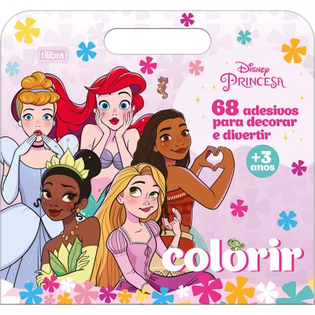 Álbum para Colorir Maleta Princesas 8 Folhas - Princesas - Escolar,  Aprender e Colorir - Tilibra