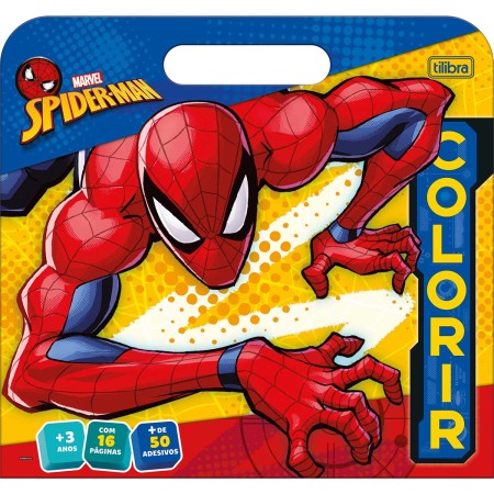Foto ilustrativa Álbum para Colorir Maleta Spider-Man 8 Folhas