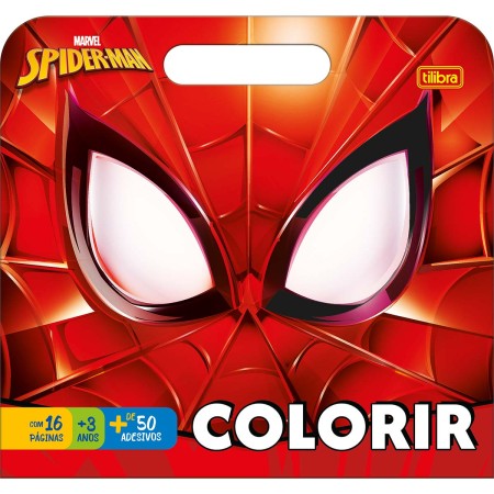 Foto ilustrativa Álbum para Colorir Maleta Spider-Man 8 Folhas