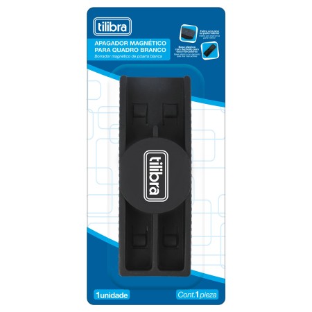 Foto ilustrativa Apagador Magnético de Quadro Branco com Depósito