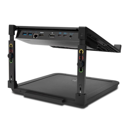 Foto ilustrativa Apoio para Notebook com carregador de Smartphone de tecnologia Qi - Sistema SmartFit