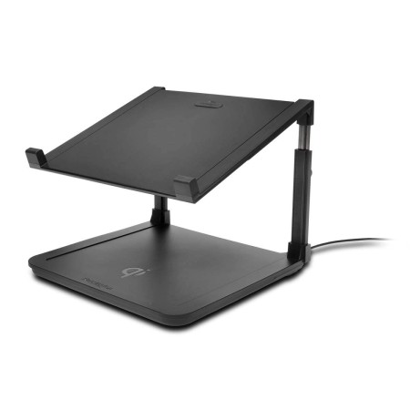 Foto ilustrativa Apoio para Notebook com carregador de Smartphone de tecnologia Qi - Sistema SmartFit