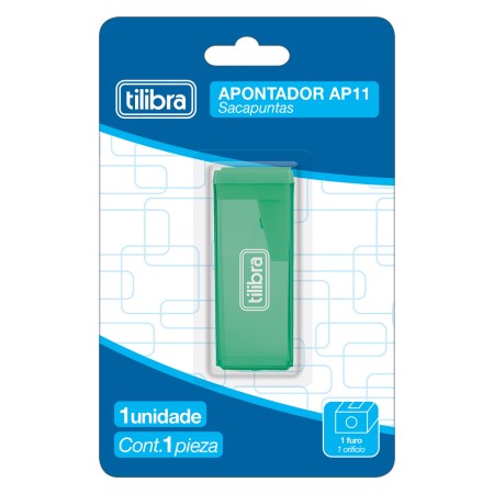 Foto ilustrativa Apontador 1 Furo com Depósito AP11 - Blister