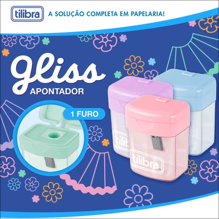 Foto ilustrativa Apontador 1 Furo com Depósito Gliss - Sortido