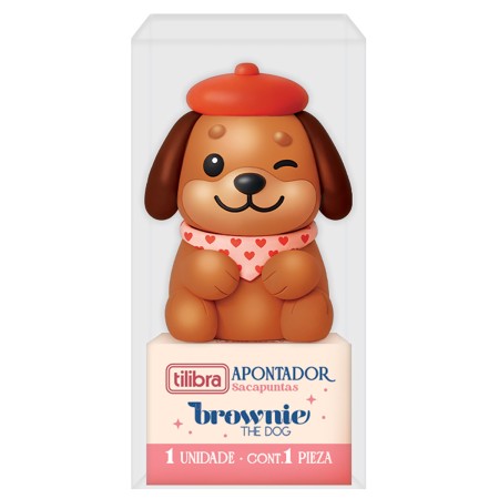 Foto ilustrativa Apontador 1 Furo Sem Depósito Brownie The Dog