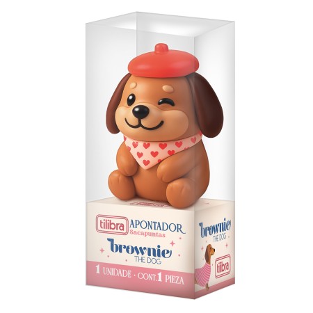 Foto ilustrativa Apontador 1 Furo Sem Depósito Brownie The Dog