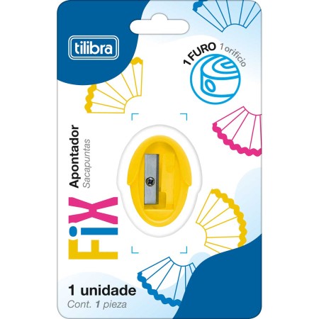 Foto ilustrativa Apontador 1 Furo sem Depósito Fix - Blister