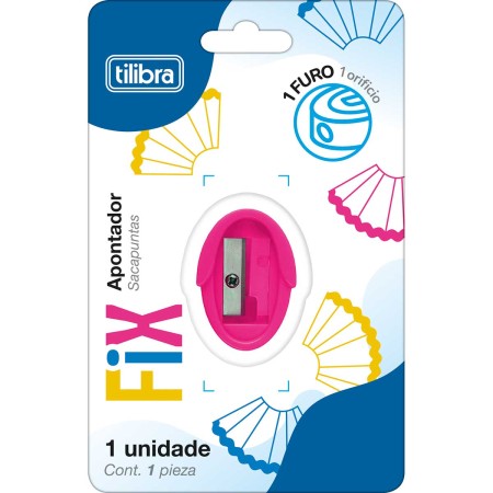 Foto ilustrativa Apontador 1 Furo sem Depósito Fix - Blister
