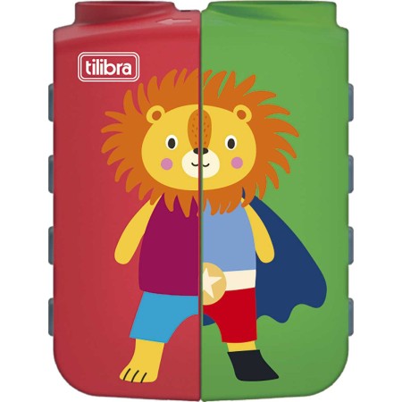 Foto ilustrativa Apontador 2 Furos com Depósito AP15 Super Bichos - Sortido