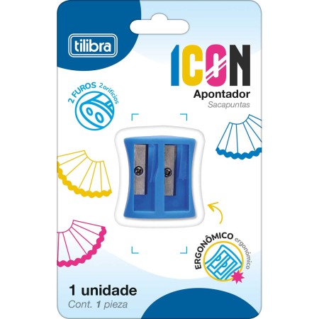 Foto ilustrativa Apontador 2 Furos sem Depósito Icon - Blister