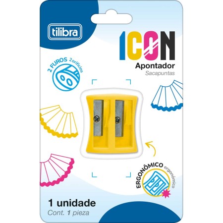 Foto ilustrativa Apontador 2 Furos sem Depósito Icon - Blister