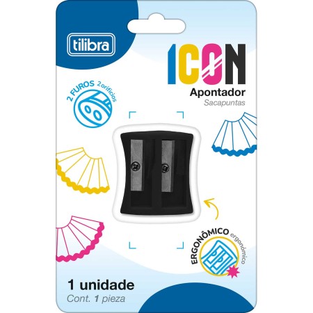 Foto ilustrativa Apontador 2 Furos sem Depósito Icon - Blister