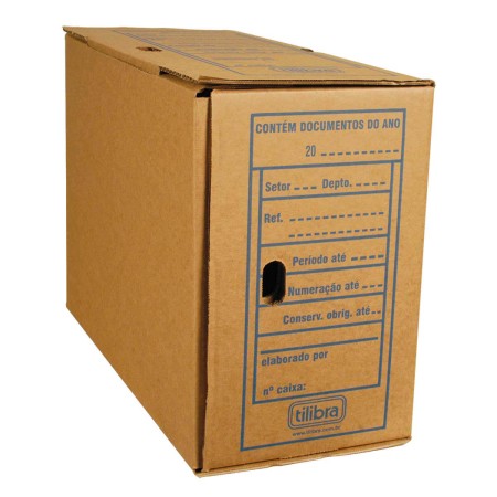 Foto ilustrativa Arquivo Morto Papelão Jumbo 405x180x292mm