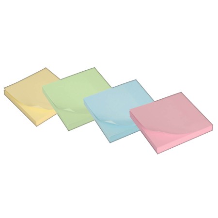 Foto ilustrativa Bloco Adesivo Tili Notes 76x76mm 400 folhas 4 Cores