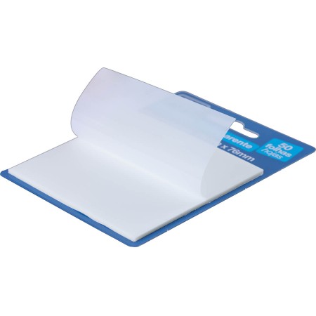 Foto ilustrativa Bloco Adesivo Tili Notes 76x76mm 50 Folhas Transparente