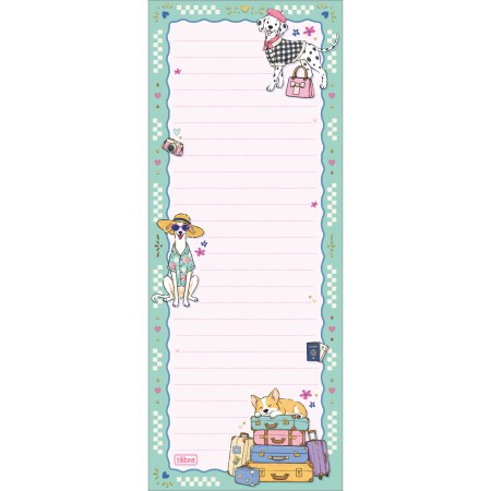 Foto ilustrativa Bloco Tilembrete G Doggy 82x209mm 50 Folhas