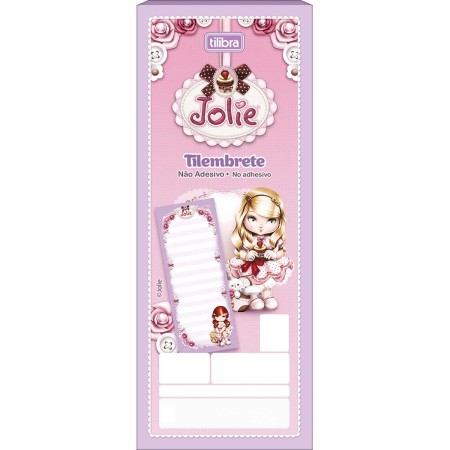 Foto ilustrativa Bloco Tilembrete G Jolie 82x209mm 50 Folhas