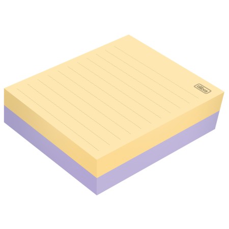 Foto ilustrativa Bloco Tilembrete Pautado 80x91mm 100 Folhas