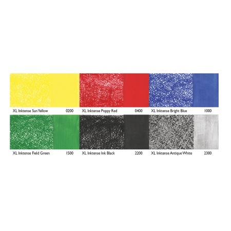 Foto ilustrativa Blocos XL Inktense 6 Cores Estojo Lata