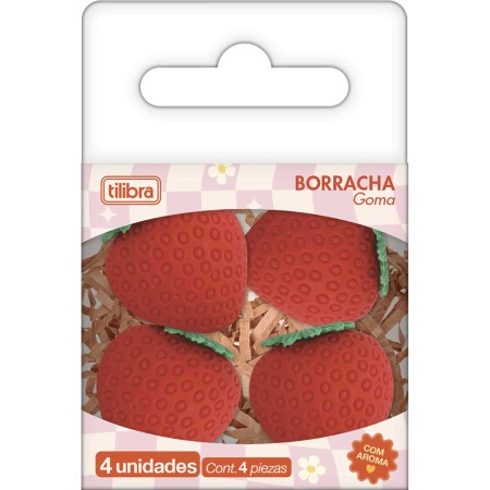 Foto ilustrativa Borracha Be Berry com Aroma - Blister com 4 Unidades
