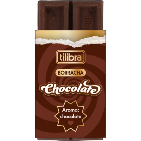 Foto ilustrativa Borracha Chocolate com Aroma - Sortido